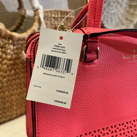 🔥🔥NWT KATE SPADE NWT perforated 2 way bag - Picture 2 of 7